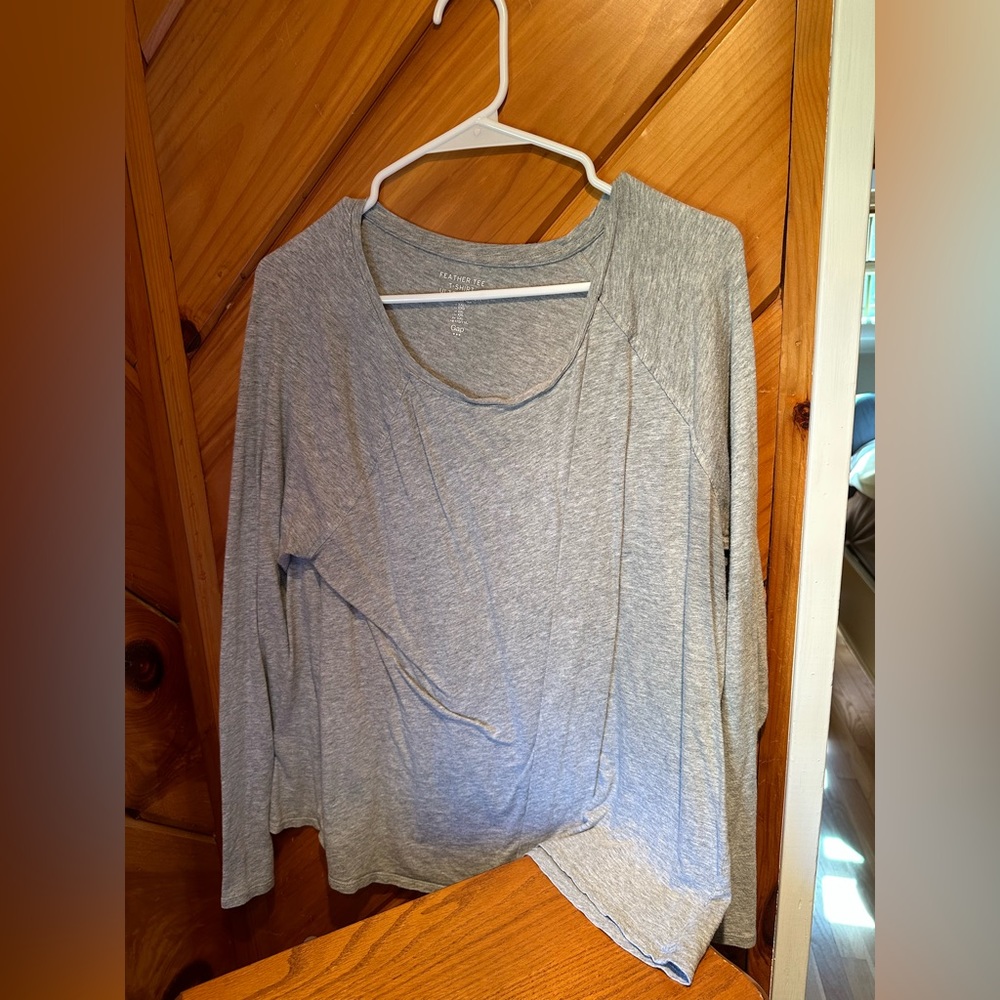 Gap Long Sleeve Feathered Tee XXL
